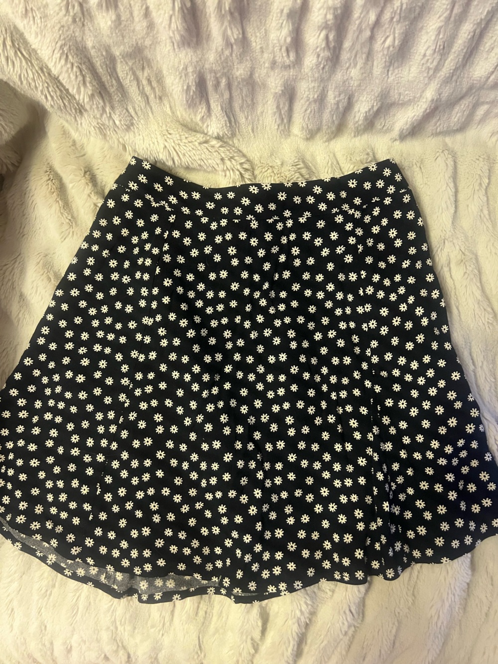 Reformation Black Daisy A-line Skirt - Picture 2 of 5